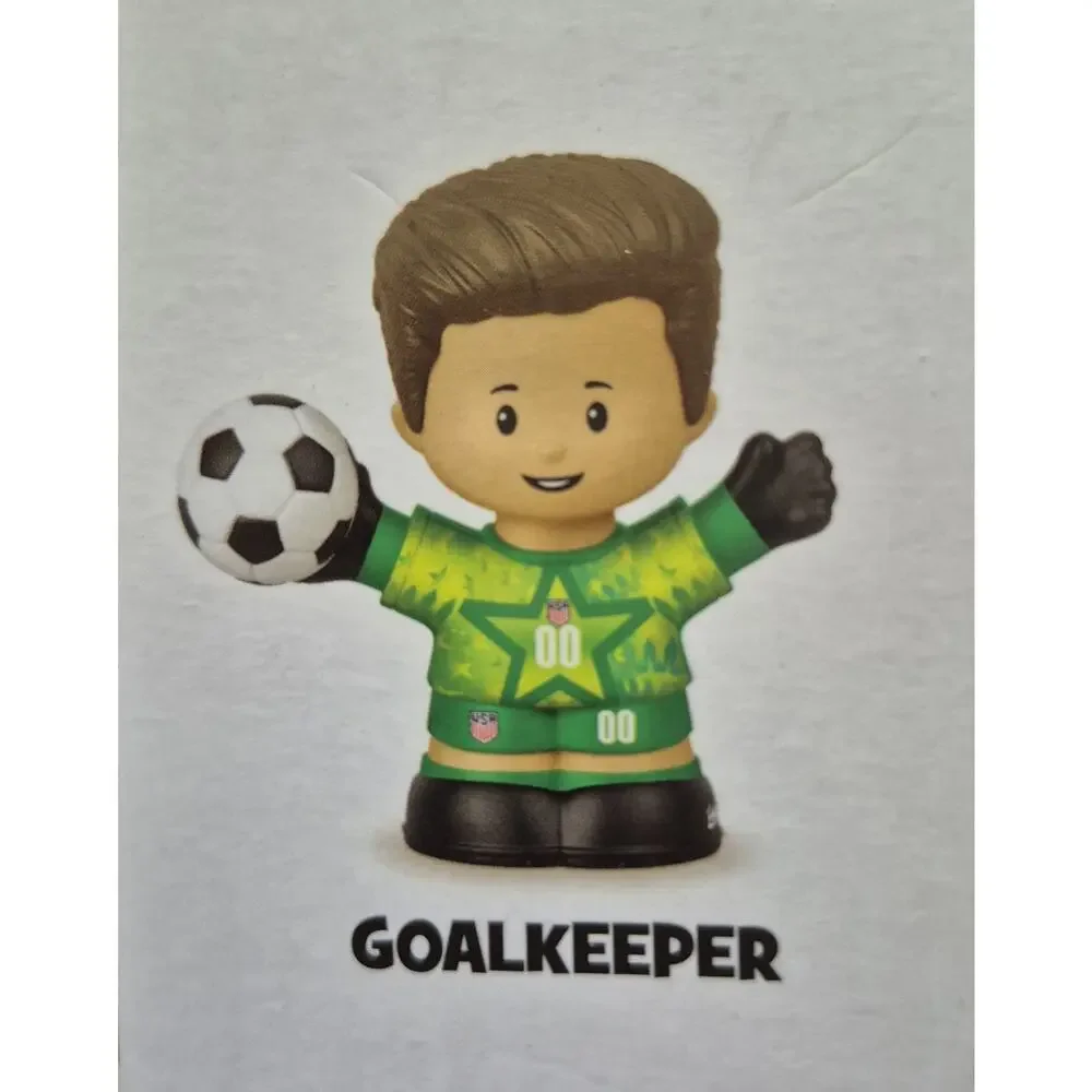 Fisher Price Little People USA Soccer Goalie Striker Figurines 2026 NEW in Box